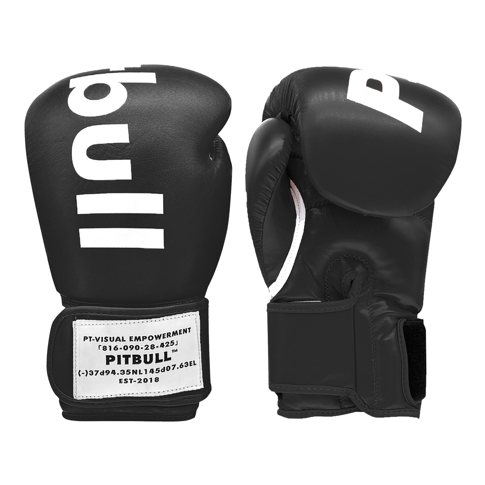 PITBULL Leather Boxing Gloves MMA Grappling Training UFC Fight Punch ...