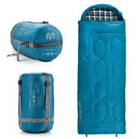 Meteor 220x80cm Rectangular Sleeping Bag with Hood-All Season Sleeping Bag for Camping, Hiking and Travel